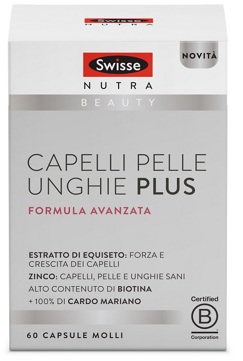 SWISSE CAPELLI PELLE UNGHIE PLUS 60 CAPSULE MOLLI - Farmacia Del Monaco