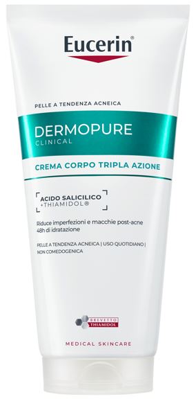 EUCERIN DERMOPURE CLINICAL CREMA CORPO TRIPLA AZIONE 200 ML - Farmacia Del Monaco