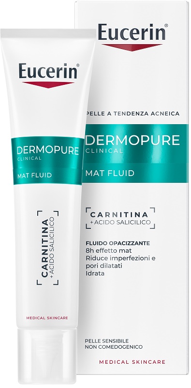 EUCERIN DERMOPURE CLINICAL FLUIDO OPACIZZANTE 40 ML - Farmacia Del Monaco