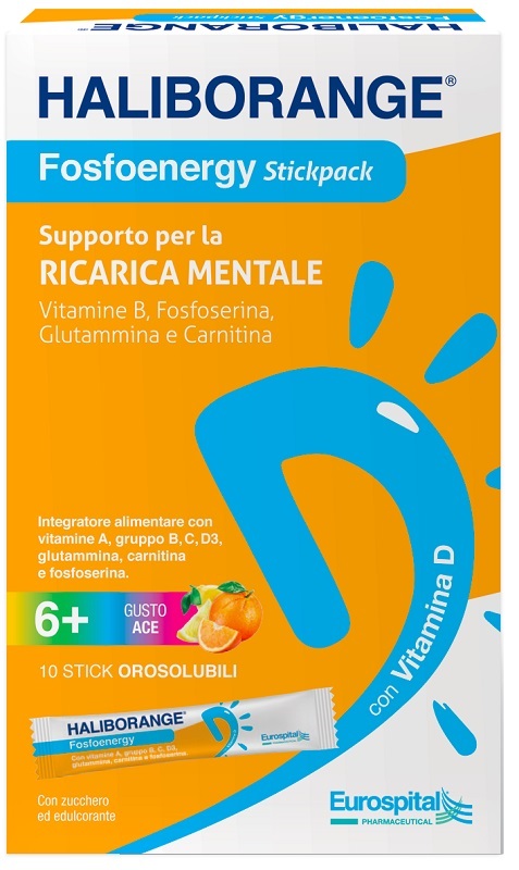 HALIBORANGE FOSFOENERGY 10 STICK OROSOLUBILI 15,2 G - Farmacia Del Monaco