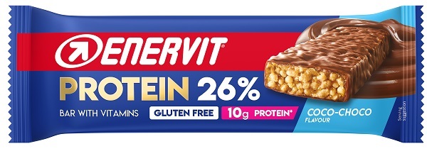 ENERVIT SPORT PROTEIN BAR 26% COCO CHOCO 40 G - Farmacia Del Monaco