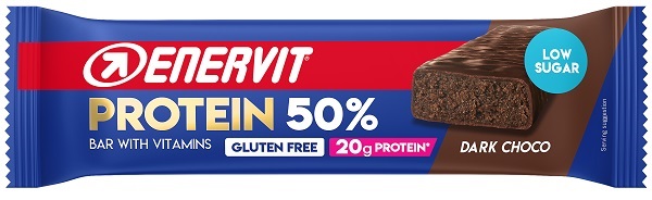 ENERVIT SPORT PROTEIN BAR 50% DARK 40 G - Farmacia Del Monaco