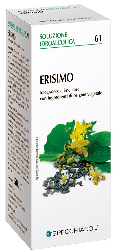 ERISIMO 61 SOLUZIONE IDROALCOLICA 50 ML - Farmacia Del Monaco