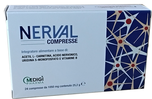 NERVAL 24 COMPRESSE DA 1050 MG - Farmacia Del Monaco