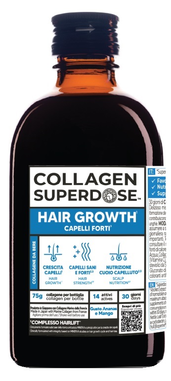 COLLAGEN SUPERDOSE HAIR GROWTH 300 ML COLLAGENE 75 G - Farmacia Del Monaco
