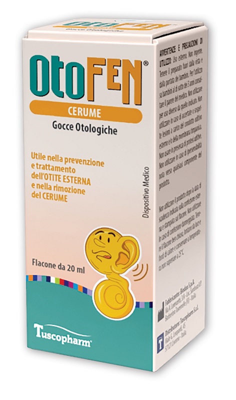 OTOFEN CERUME GOCCE OTOLOGICHE 20 ML - Farmacia Del Monaco