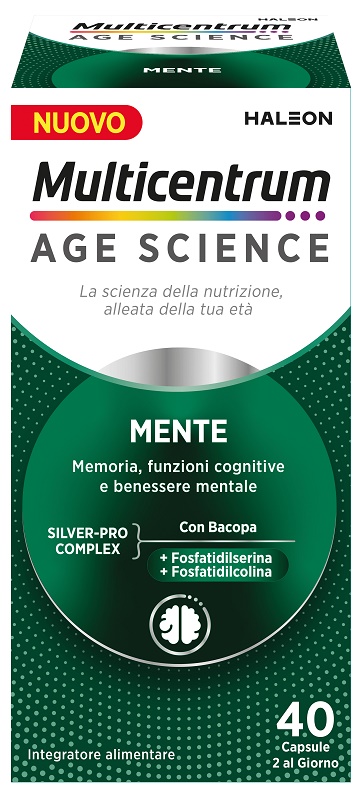 MULTICENTRUM AGE SCIENCE MENTE 40 CAPSULE - Farmacia Del Monaco