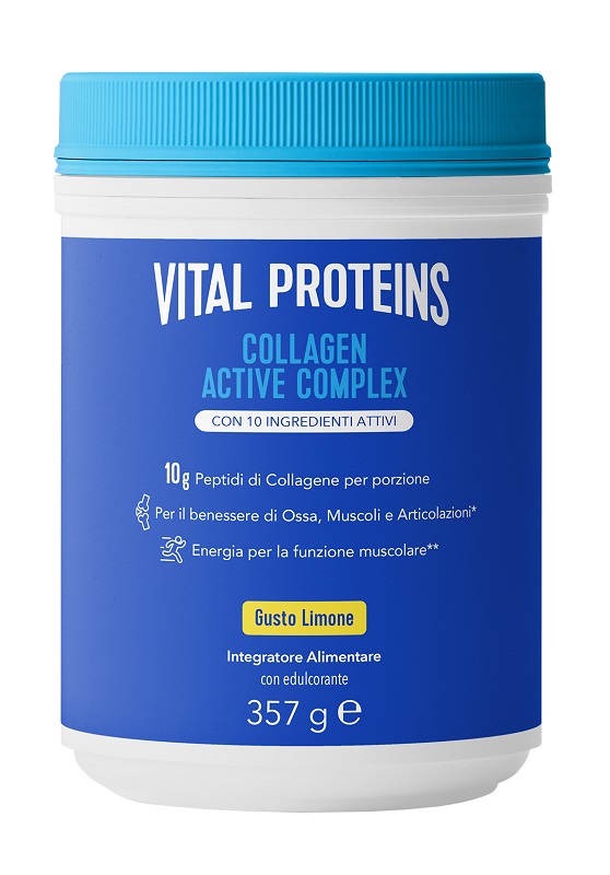 VITAL PROTEINS COLLAGEN ACTIVE COMPLEX LIMONE 357 G - Farmacia Del Monaco