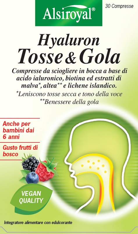 HYALURON TOSSE&GOLA 30 COMPRESSE - Farmacia Del Monaco