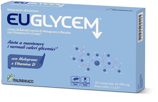 EUGLYCEM 30 COMPRESSE DA 400 MG SENZA GLUTINE SENZA LATTOSIO - Farmacia Del Monaco