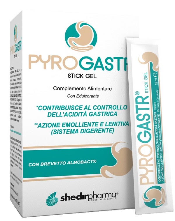 PYROGASTR 20 STICK GEL DA 15 ML - Farmacia Del Monaco
