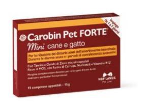 CAROBIN PET FORTE MINI 15 COMPRESSE - Farmacia Del Monaco