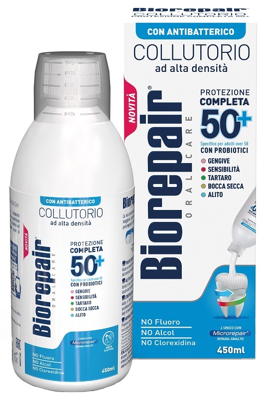 BIOREPAIR COLLUTORIO PROTEZIONE COMPLETA 50+ 450 ML - Farmacia Del Monaco