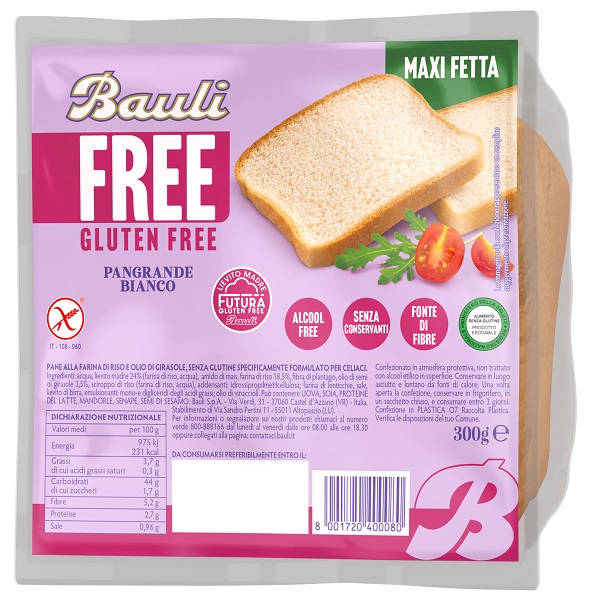 BAULI FREE PANGRANDE BIANCO 300 G - Farmacia Del Monaco