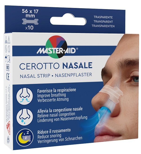 CEROTTO NASALE MASTER-AID 56X17MM 10 PEZZI - Farmacia Del Monaco