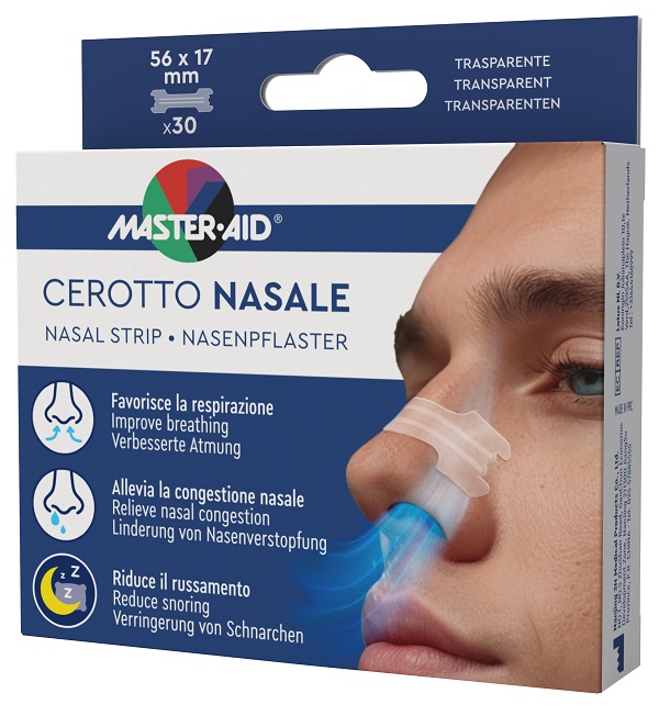 CEROTTO NASALE MASTER-AID 56X17MM 30 PEZZI - Farmacia Del Monaco