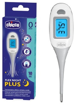 CHICCO TERMOMETRO FLEX NIGHT PLUS - Farmacia Del Monaco