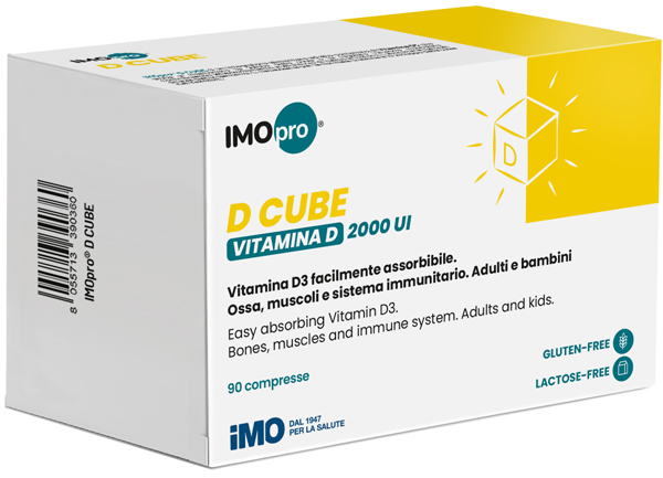IMOPRO D CUBE 90 COMPRESSE 600 MG - Farmacia Del Monaco