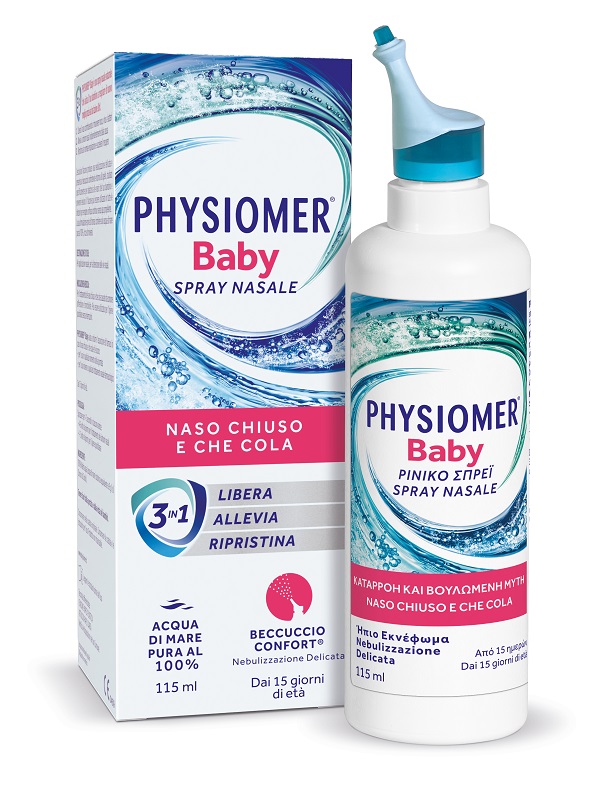SPRAY NASALE PHYSIOMER BABY 115 ML - Farmacia Del Monaco