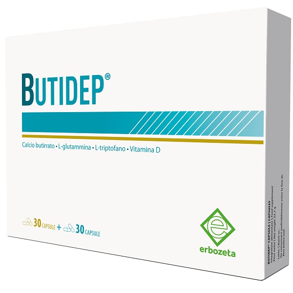 BUTIDEP CAPSULE 30 CAPSULE BIANCHE + 30 CAPSULE AZZURRE - Farmacia Del Monaco