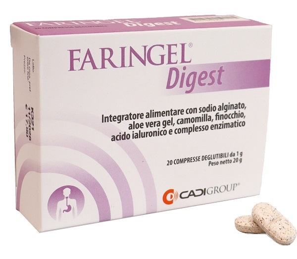 FARINGEL DIGEST 20 COMPRESSE DEGLUTIBILI - Farmacia Del Monaco