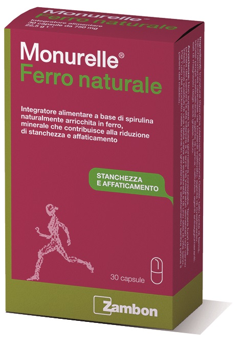 MONURELLE FERRO NATURALE 30 CAPSULE - Farmacia Del Monaco