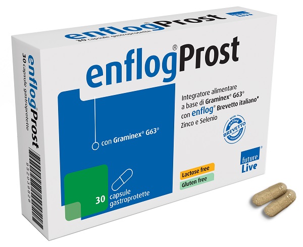 ENFLOGPROST 30 CAPSULE GASTROPROTETTE SENZA GLUTINE NATURALMENTE PRIVO DI LATTOSIO - Farmacia Del Monaco