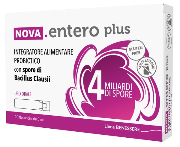 NOVA ENTERO 4 MILIARDI 10 FLACONCINI 5 ML SENZA GLUTINE SENZA LATTOSIO - Farmacia Del Monaco