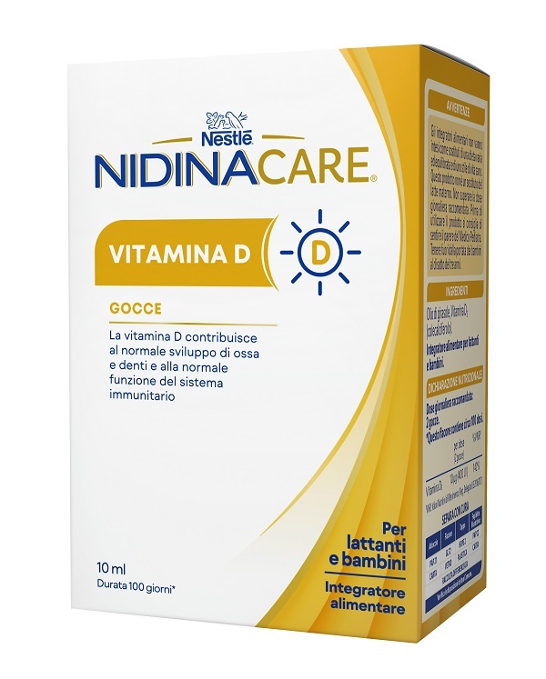 NIDINACARE VITAMINA D 10 ML - Farmacia Del Monaco
