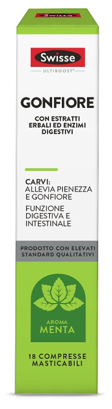 SWISSE GONFIORE 18 COMPRESSE MASTICABILI - Farmacia Del Monaco