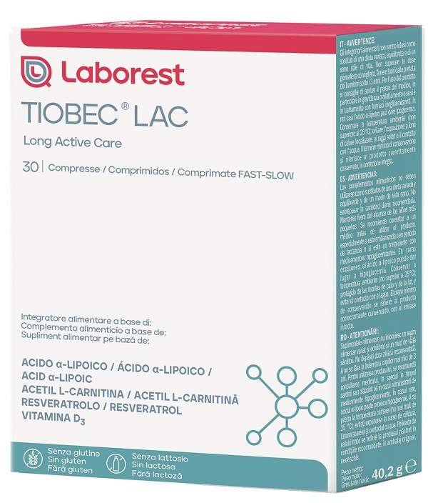 TIOBEC LAC 30 COMPRESSE - Farmacia Del Monaco