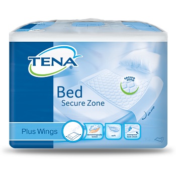 TRAVERSA PER INCONTINENZA TENA BED PLUS RIMBOCCABILE 80X180 CM PLUS 20 PEZZI - Farmacia Del Monaco