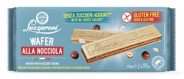 ZEROLE WAFERS ALLA NOCCIOLA SENZA ZUCCHERI AGGIUNTI 175 G - Farmacia Del Monaco
