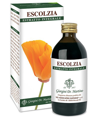 ESCOLZIA ESTRATTO INTEGRALE 200 ML - Farmacia Del Monaco