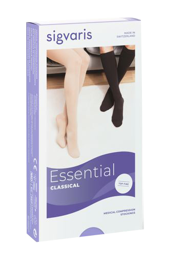 SIGVARIS TOP FINE 702 CCL2 TFQ MONOCOLLANT DESTRO CORTO CRISPA PUNTA APERTA M - Farmacia Del Monaco