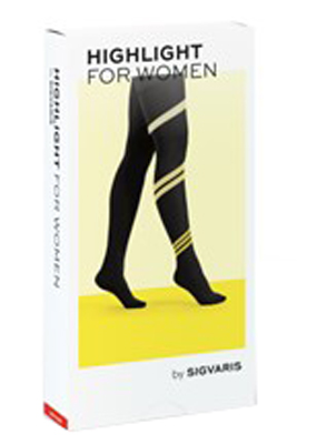 SIGVARIS HIGHLIGHT WOMEN COLLANT LUNGO PUNTA CHIUSA BLACK M - Farmacia Del Monaco