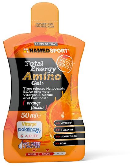 TOTAL ENERGY AMINO GEL ORANGE FLAVOUR 50 ML - Farmacia Del Monaco