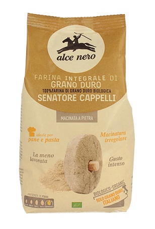 FARINA INTEGRALE SENATORE CAPPELLI BIO MACINATA A PIETRA 500 G - Farmacia Del Monaco