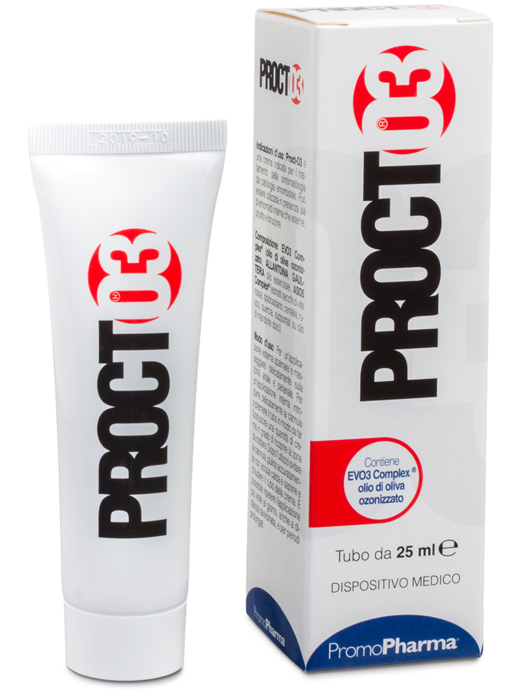 PROCTO3 CREMA PER TRATTAMENTO EMORROIDI 25 ML - Farmacia Del Monaco