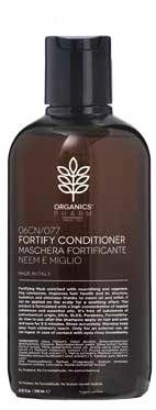 ORGANICS COSMETICS FORTIFY CONDITIONER NEEM OIL AND MILLET 250 ML - Farmacia Del Monaco