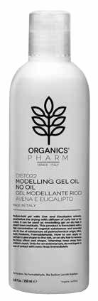 ORGANICS PHARM MODELLING GEL OIL NON OIL OAT AND EUCALYPTUS 250 ML - Farmacia Del Monaco