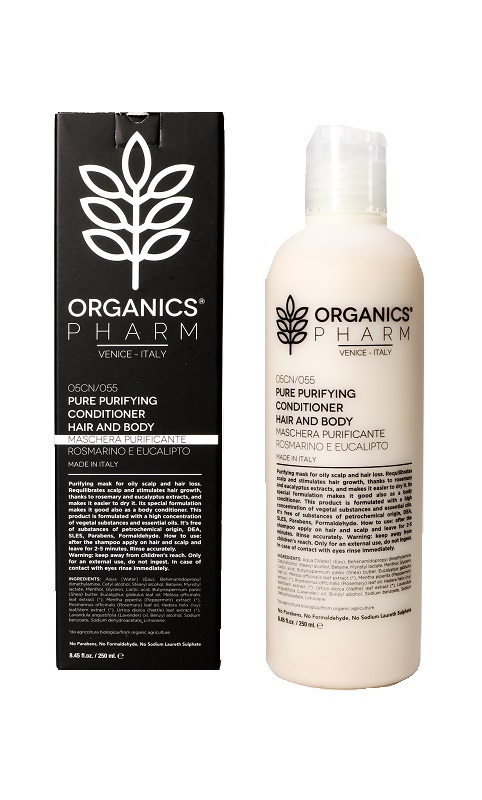 ORGANICS PHARM PURE PURIFYING CONDITIONER HAIR AND BODY 250 ML - Farmacia Del Monaco
