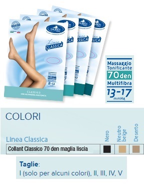 SAUBER COLLANT 70 DENARI MAGLIA LISCIA NERO 2 LINEA CLASSICA - Farmacia Del Monaco