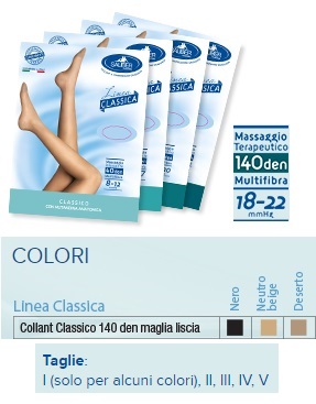 SAUBER COLLANT 140 DENARI MAGLIA LISCIA NEUTRO BEIGE 4 LINEA CLASSICA - Farmacia Del Monaco