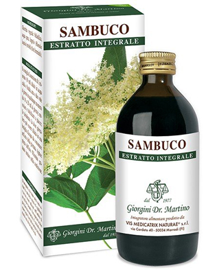 SAMBUCO FIORI ESTRATTO INTEGRALE 200 ML - Farmacia Del Monaco
