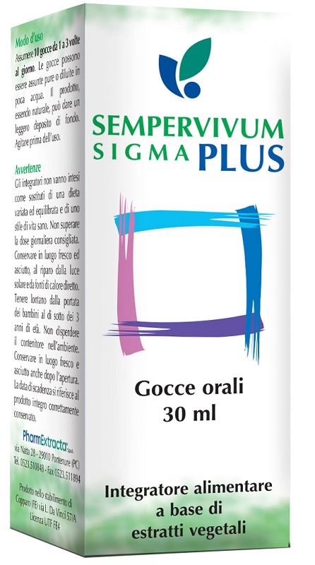 SEMPERVIVUM SIGMA PLUS 30 ML - Farmacia Del Monaco