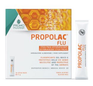 PROPOL AC FLU EFFERVESCENTE 10 BUSTINE - Farmacia Del Monaco