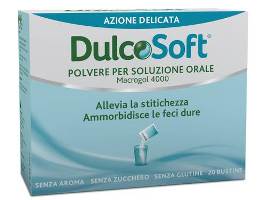 DULCOSOFT POLVERE PER SOLUZIONE ORALE 20 BUSTINE - Farmacia Del Monaco