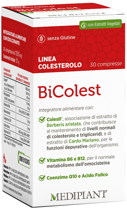 BICOLEST 30 COMPRESSE - Farmacia Del Monaco