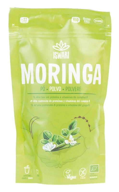 ISWARI MORINGA POLVERE BIO 125 G - Farmacia Del Monaco
